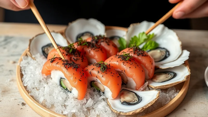 Top sushi & Oyster
