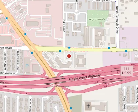Map showing Moia Peruvian Restaurant