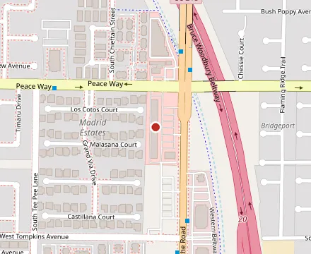 Map showing Sakura Ramen