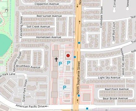 Map showing Meráki Greek Grill - Stephanie/American Pacific