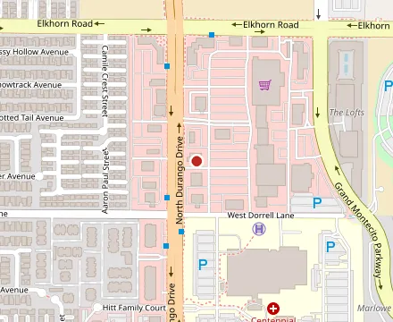 Map showing Market Grille Cafe