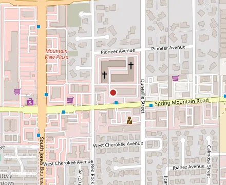 Map showing Hobak Korean BBQ