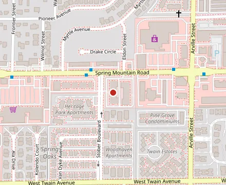 Map showing 8oz Korean Steakhouse and Bar