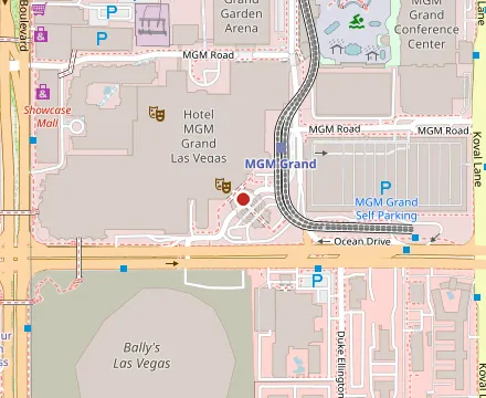 Map showing Hakkasan Restaurant