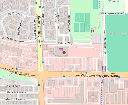 Map showing Garden Grill