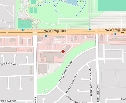 Map showing Poke Express