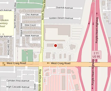 Map showing Carolina's Mexican Kitchen
