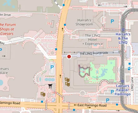 Map showing Gordon Ramsay Fish & Chips