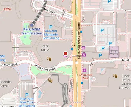 Map showing Eataly Las Vegas