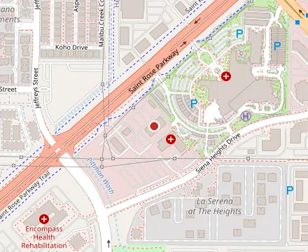 Map showing Big B's Texas BBQ