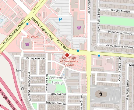 Map showing La Casa De Juliette