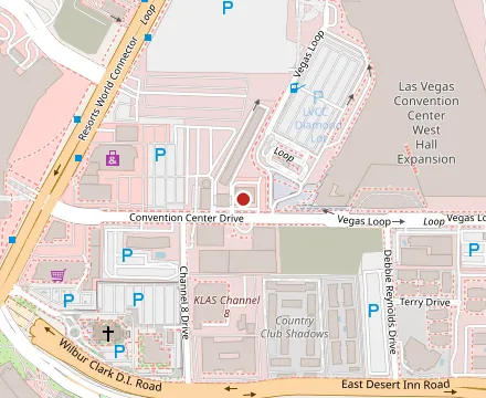 Map showing Siegel's Bagelmania