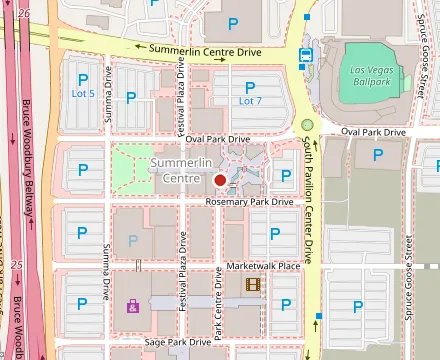 Map showing True Food Kitchen