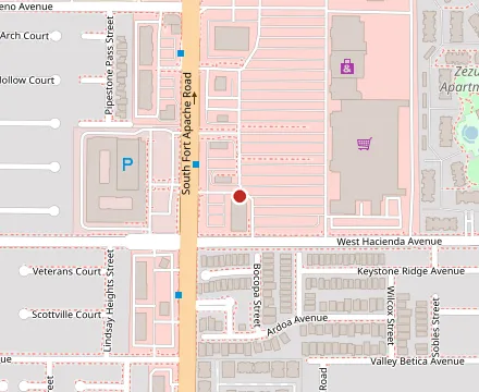 Map showing Brooklyn's Best Pizza & Pasta