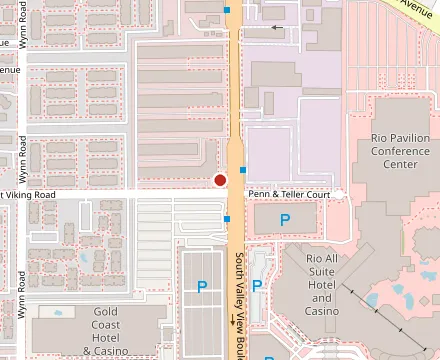 Map showing BLACKOUT Dining in the Dark