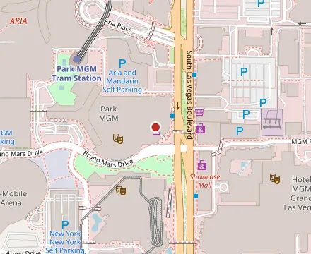 Map showing La Pizza & La Pasta