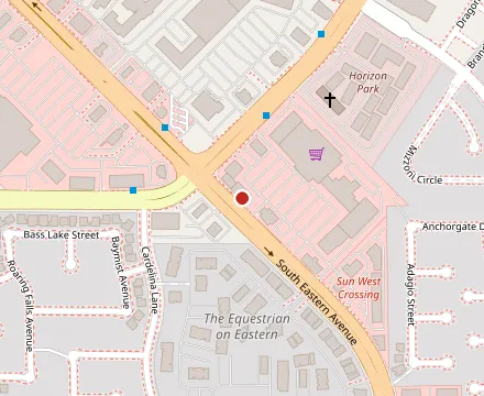 Map showing Stephano's Greek & Mediterranean Grill