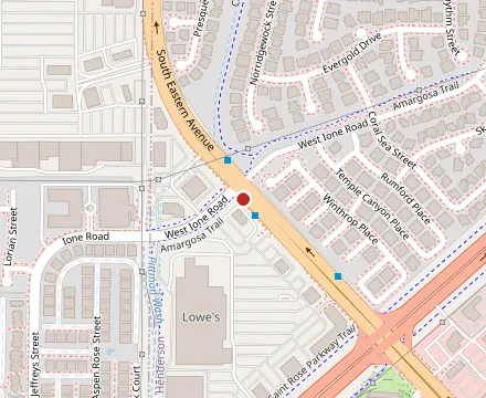 Map showing Trattoria Italia