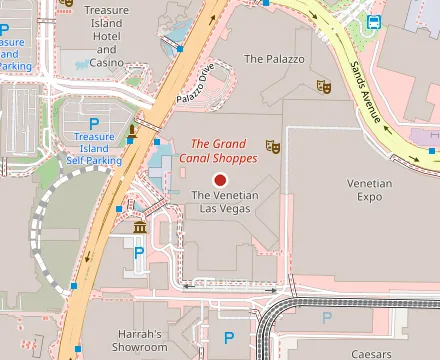 Map showing Smith & Wollensky