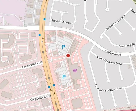 Map showing The Cracked Egg