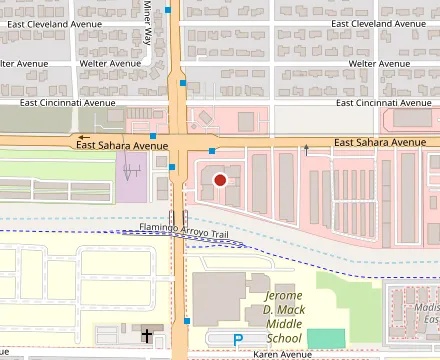 Map showing Abuela's Tacos