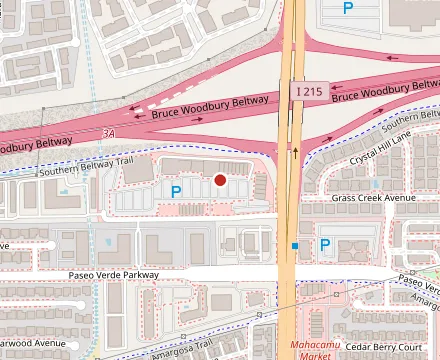 Map showing Poke Express