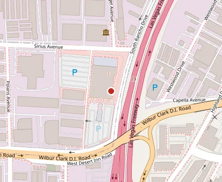 Map showing The Beast