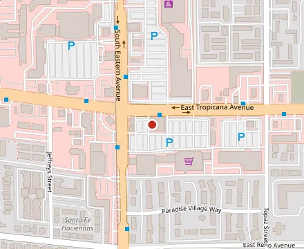 Map showing Kabob Express