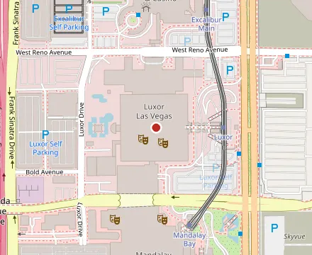 Map showing Diablo's Cantina