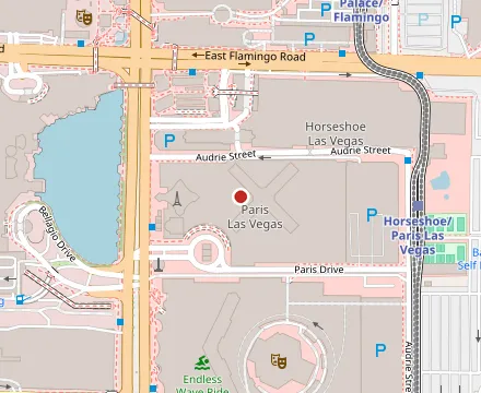 Map showing Cafe Americano Paris