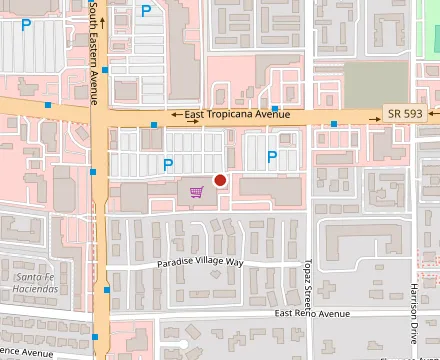 Map showing Ely's Restaurant