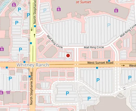 Map showing West Texas Chophouse - Henderson