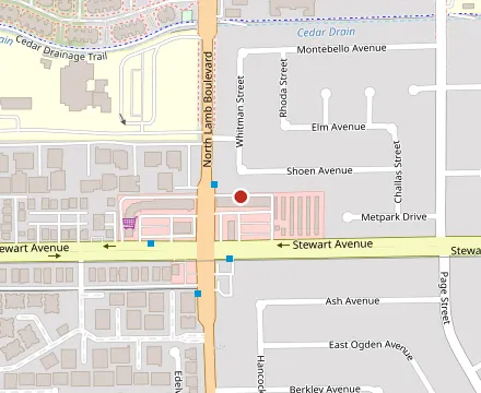 Map showing Fat Boy