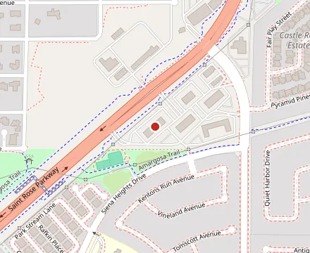 Map showing Slim Chickens