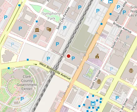 Map showing BabyStacks Cafe - Downtown