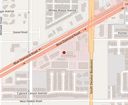 Map showing Tacotarian Blue Diamond