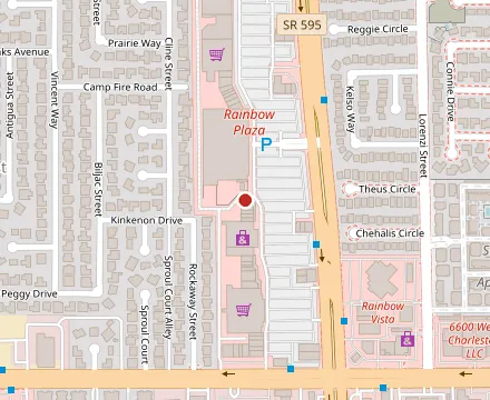 Map showing Ocha Thai Food