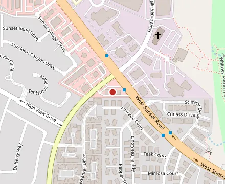 Map showing Cactus Mexican Buffet