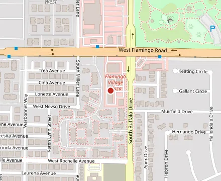 Map showing The Poke Shack & Grill