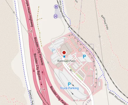Map showing DeSimone's Steakhouse