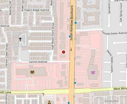Map showing Strega Brick Oven Pizzeria