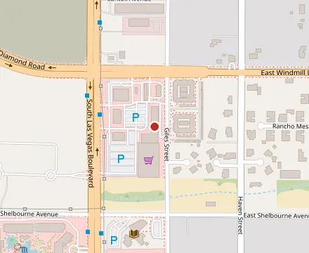 Map showing D E Thai Kitchen