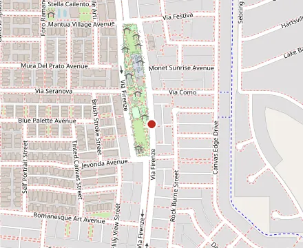 Map showing Romano Mercato Italiano