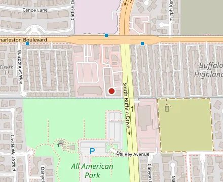 Map showing Amedeo Pizza Italian Restaurant