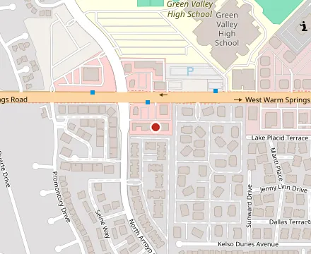 Map showing Pizza Heroes