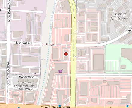 Map showing Mama Pam Real Thai Food