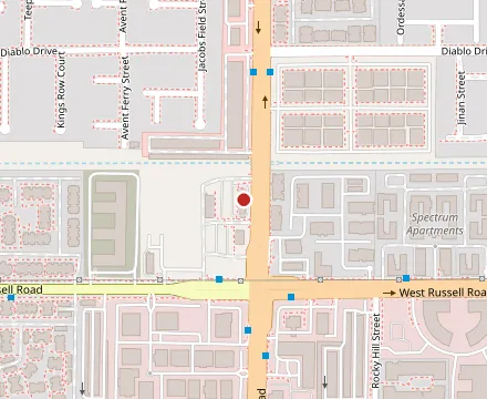 Map showing Landini's Pizzeria