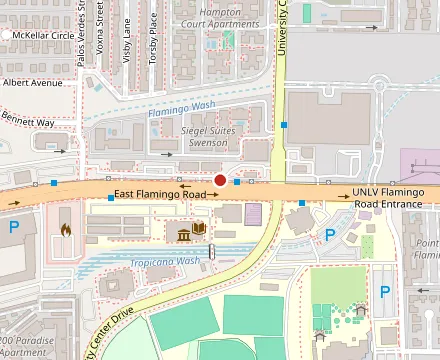Map showing Kabob Korner