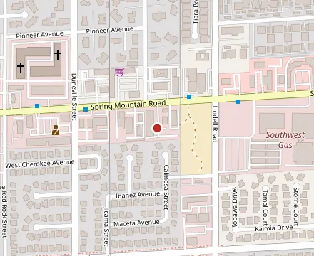 Map showing Master Kim's Korean BBQ 3
