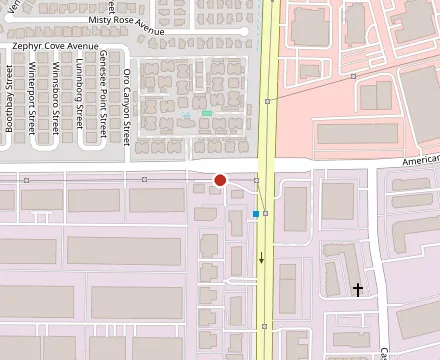 Map showing Carmine’s Pizza Kitchen